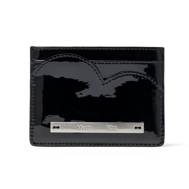 마뗑킴 하트 카드지갑 블랙