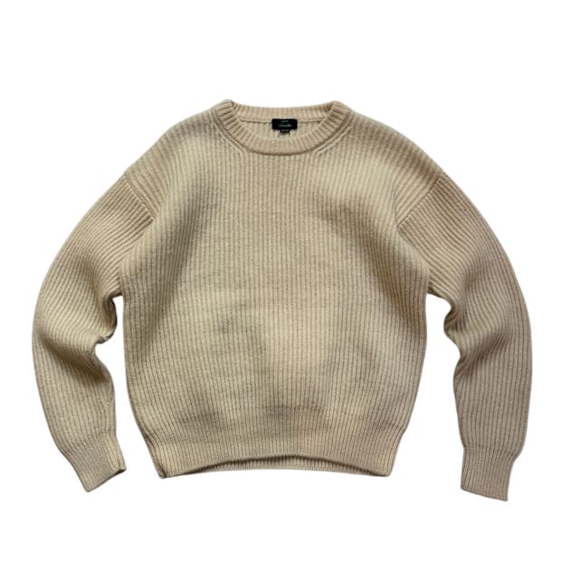 빈티지 고중량 울 골지 니트