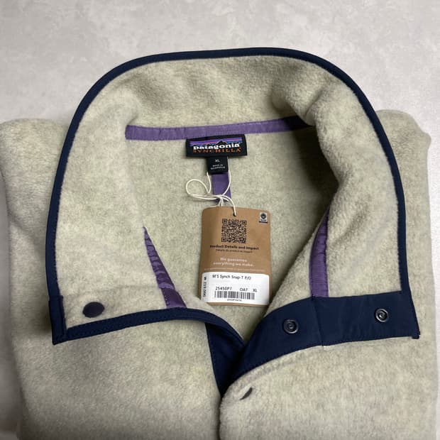 파타고니아 신칠라 오트밀 남성 XL 헤비웨이트 새제품