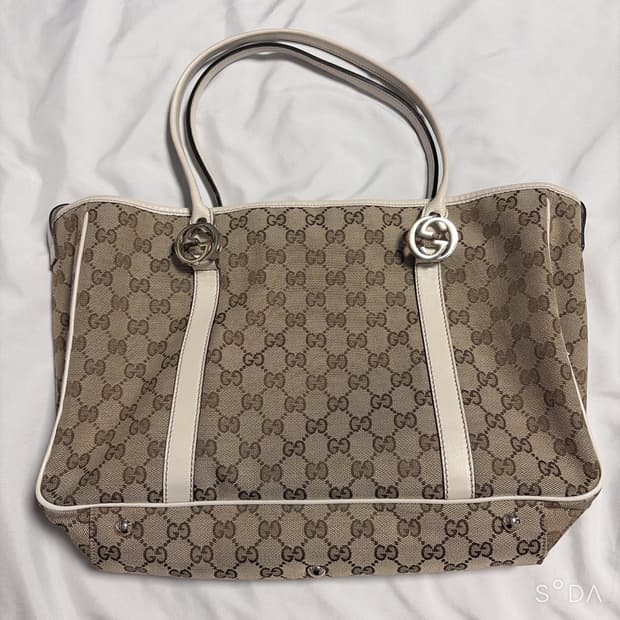 구찌 GG 패브릭 숄더백 쇼퍼백