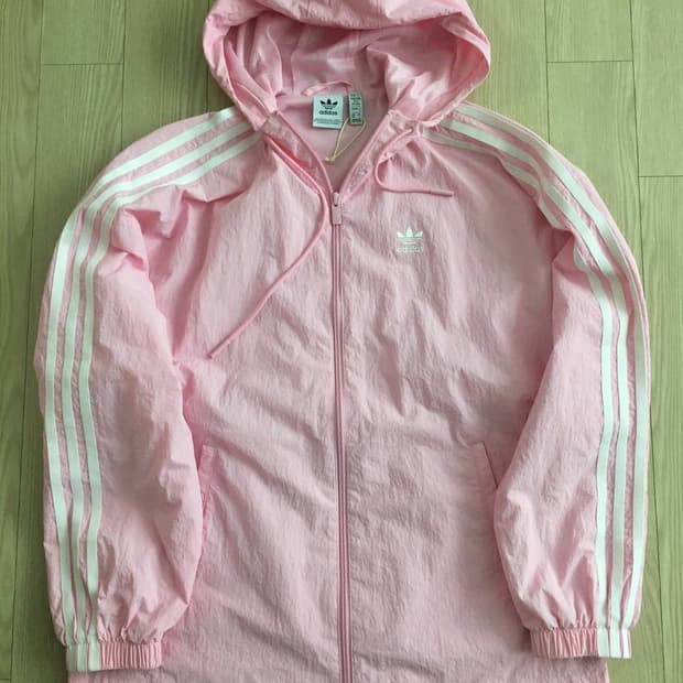 아디다스 핑크 윈드브레이커 바람막이 희귀 핀터깔 쿨핑크 딸기우유