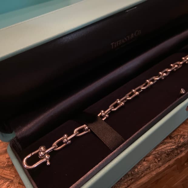 Tiffany&Co 티파니 하드웨어 스몰링크 팔찌(M)브레이슬릿