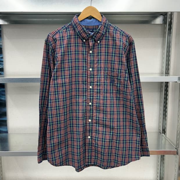 (L)CHAPS 체크 셔츠-Y154