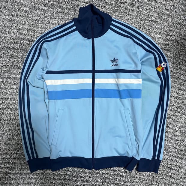 (100) 아디다스 하늘색 스페인 져지 트랙탑