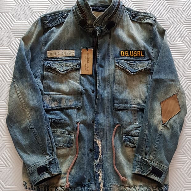 [새상품/M] 폴로 데님앤서플라이 m-65 필드 자켓 팝니다.