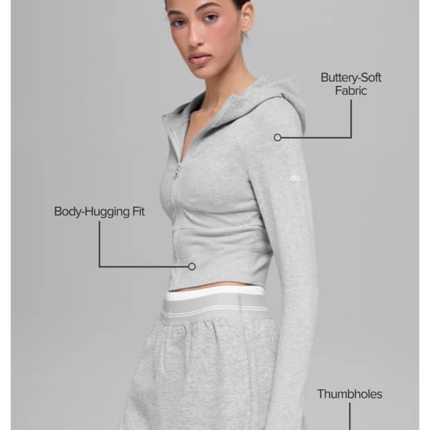 알로 스웨이 후드집업 alo sway full zip hoodie