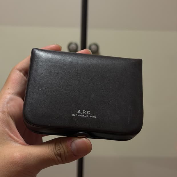 APC 아페쎄 조쉬 코인 퍼스 다크브라운 동전지갑
