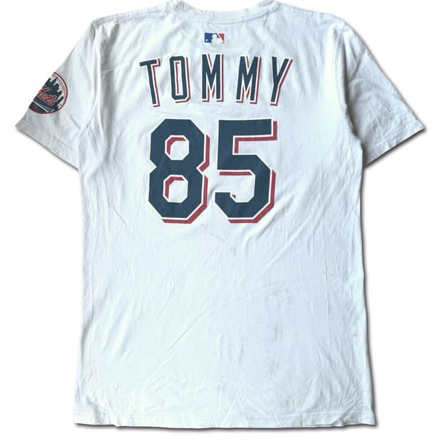 마제스틱 MLB 뉴욕 메츠 TOMMY 85 백넘버 반팔 티셔츠
