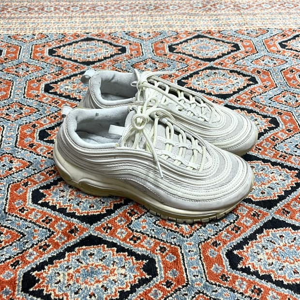 나이키 화이트 에어맥스 운동화 US 7