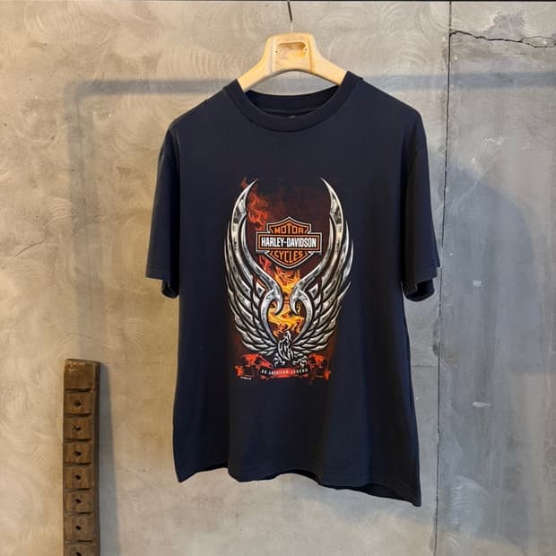 할리 데이비슨 그래픽 티셔츠 100