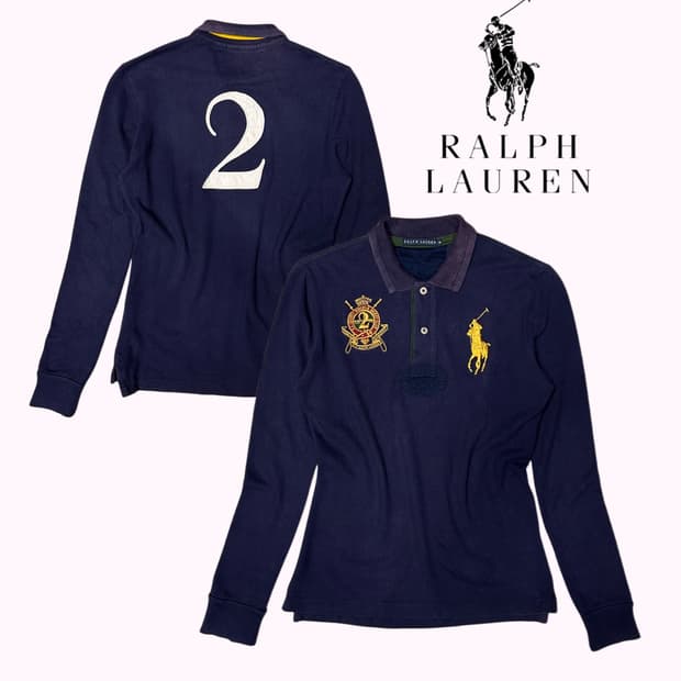 big pony navy fitted pk t-shirt