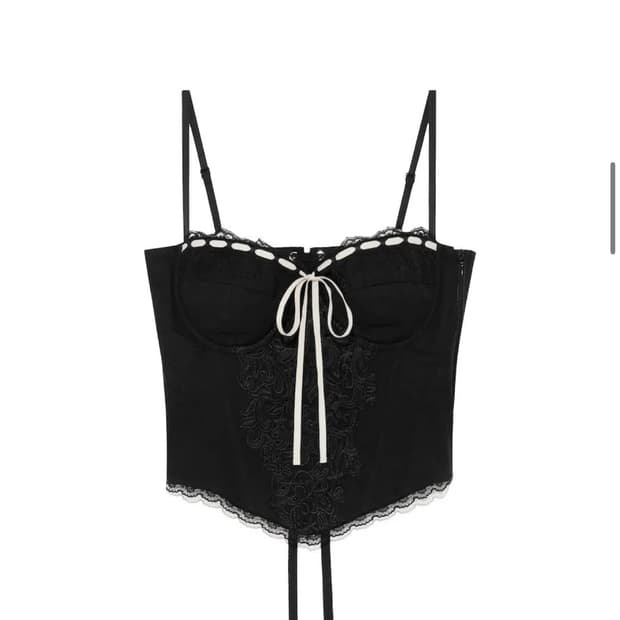 글로니 블루밍 코르셋 탑 BLOOMING CORSET