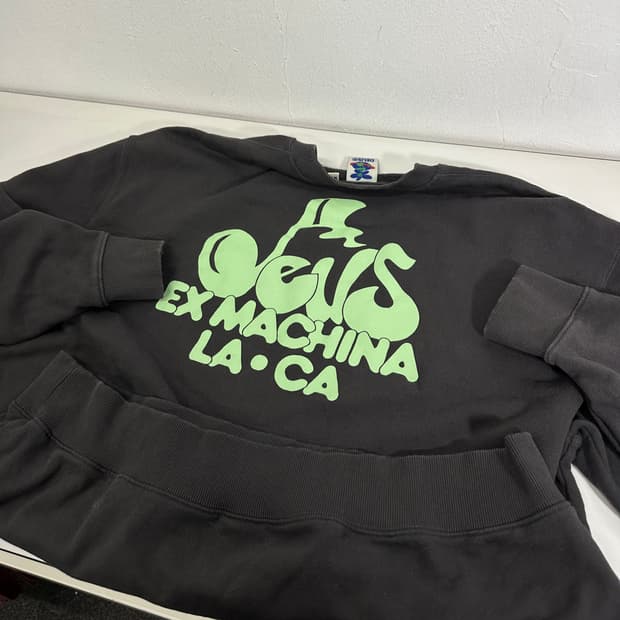 XL 데우스 엑스 마키나 차콜 하모니 앤트러사이트 맨투맨