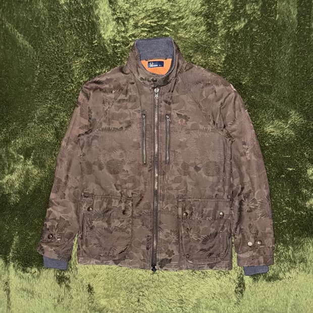 [L] 프레드페리 재팬 익스클루시브 플로랄 멀티 포켓 필드 자켓