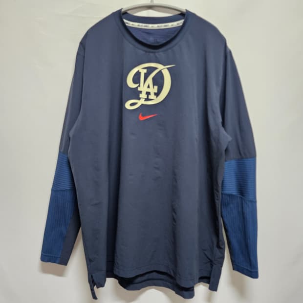 나이키 드라이핏 MLB LA다저스 롱슬리브 웜업 긴팔 티셔츠 XL