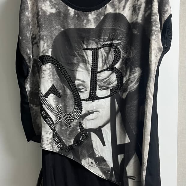 오프듀티깔 레이어드 나시 드레이프 사선 나시