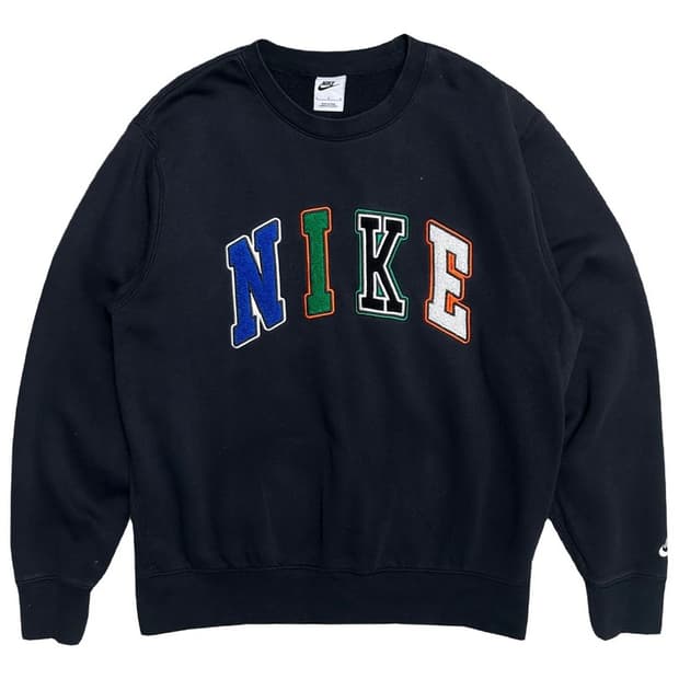 나이키 클럽 크루 스웻셔츠 블랙 L