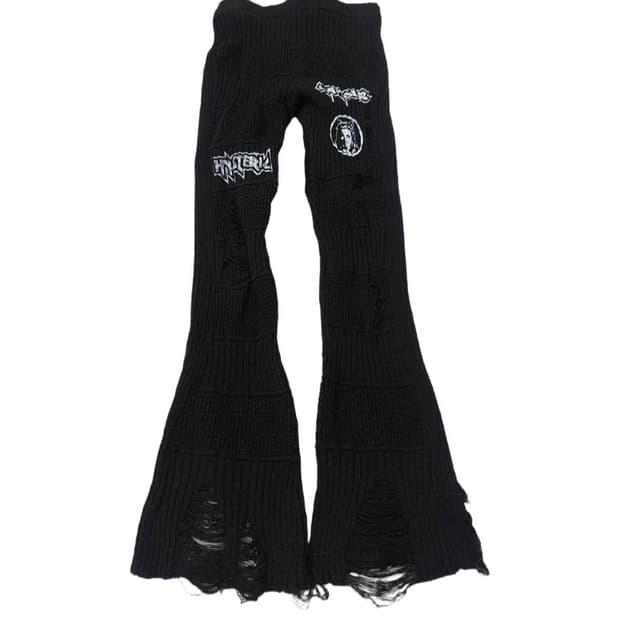 히스테릭글래머 풀밴딩 부츠컷바지