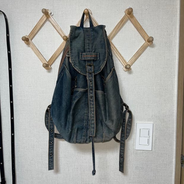 빈티지 데님백팩