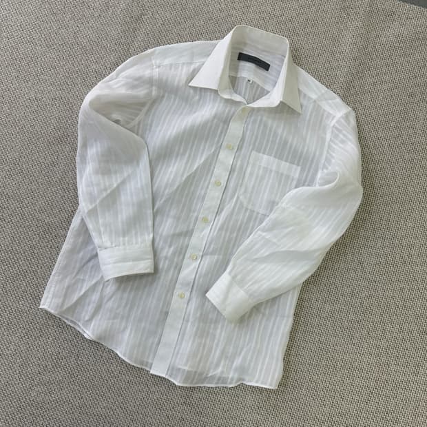 105 지방시 여름 긴팔 셔츠 0420D