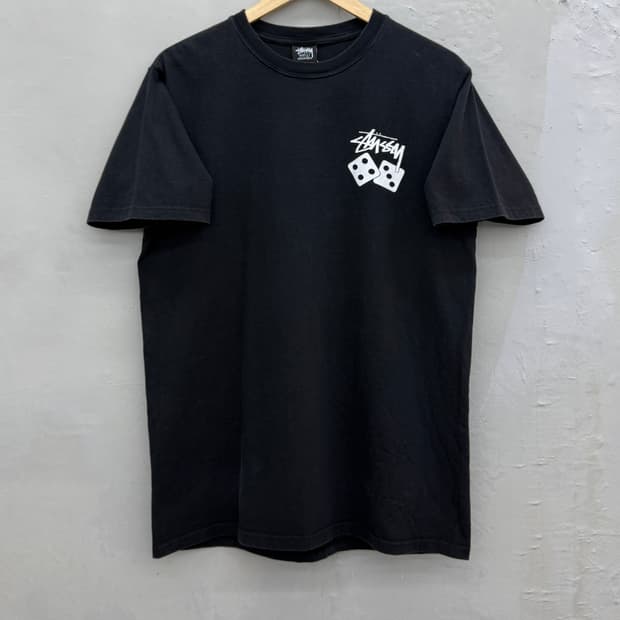 스투시 다이스 백로고 티셔츠