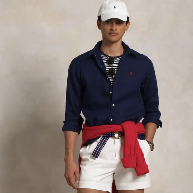 22SS 랄프로렌 폴로 큐알탭 린넨셔츠 2XL/110