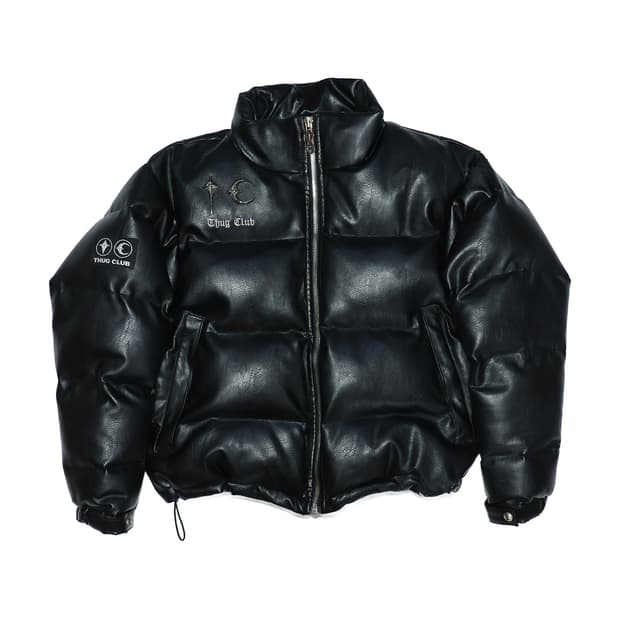 [정품]떠그클럽 레더 패딩 1사이즈