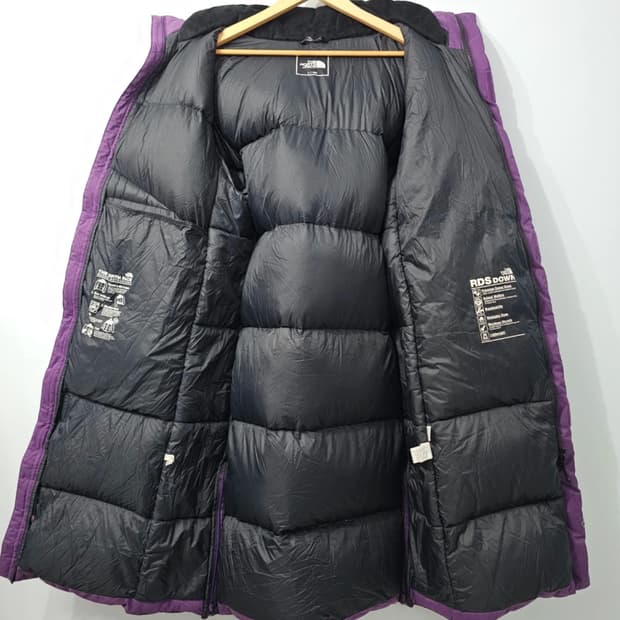 노스페이스 구스다운 롱패딩 L/100