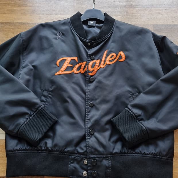 스파이더 한화 이글스 블랙 봄버 자켓 S