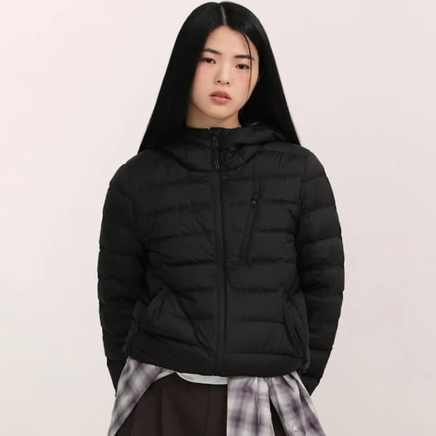 무신사 스탠다드 경량패딩 우먼