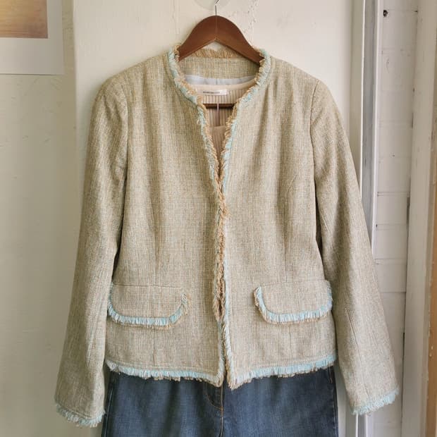 MasseUrre 태슬 트위드자켓