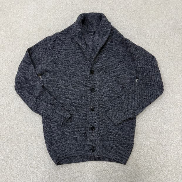 M 자라 맨 숄카라 니트 가디건 0126T1