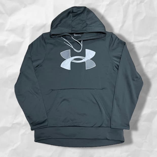 (L)언더아머 후드티 그레이