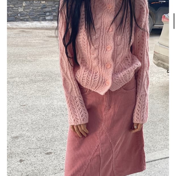 메이비베이비 디어리스트 넵튠 가디건 핑크