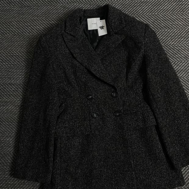 빈티지 우먼스 더블 하프 코트y 2826