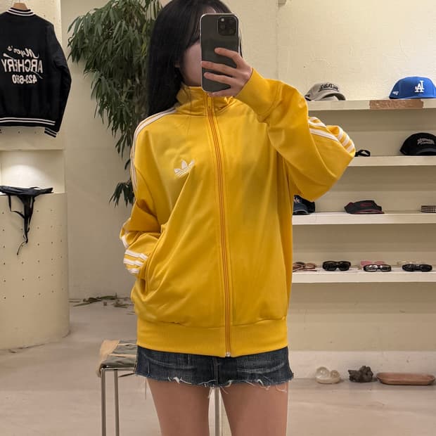 00s 아디다스 파이어버드 올드스쿨 박시핏 트랙탑 져지  U331