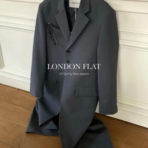 런던플랏 LONDON FLAT 롱자켓 봄가을 자켓 롱코트