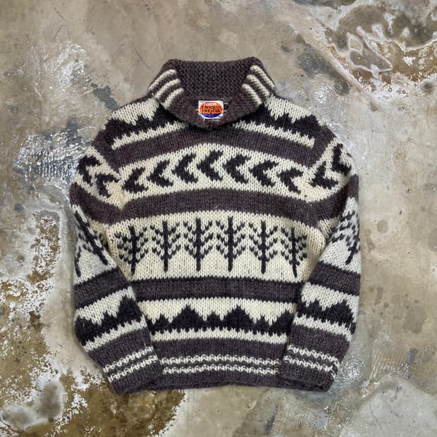 hand made cowichan sweather 