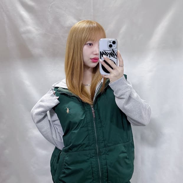 폴로 랄프포렌 딥그린 다운 패딩조끼 