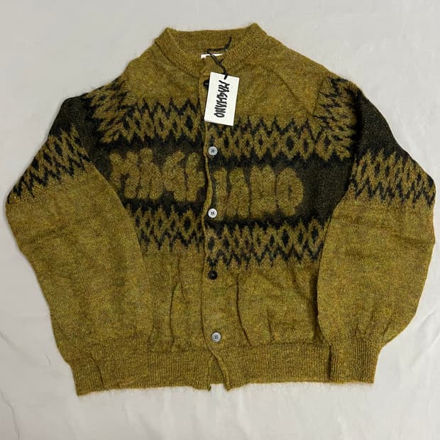 마리아노 magliano 25FW 크리스마스 모헤어 가디건