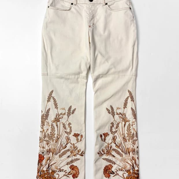 에스까다 00s 오리엔탈 락시크 데님 팬츠 PN5325