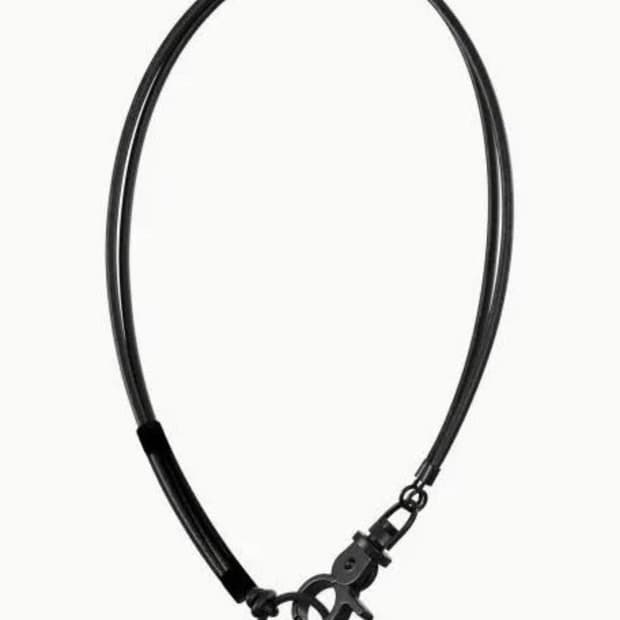 세이지가세이지 레더 블랙 목걸이