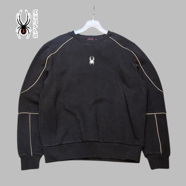 M 스파이더 블랙 맨투맨 