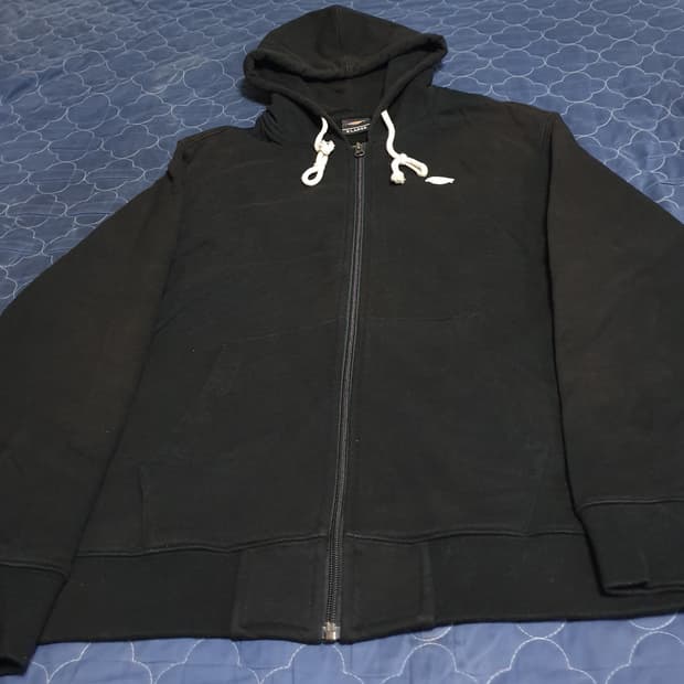 디키즈 시그니처 로고 짚업 후드티 블랙 (XL)