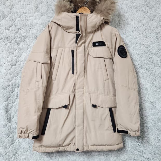 H784 [100] 게스 덕다운 슬림 패딩 점퍼
