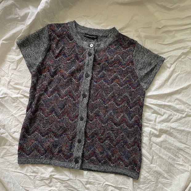 믹스패턴 가디건