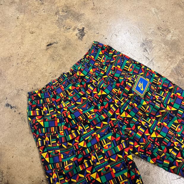 [정품/XL] 나이키 패턴 트레이닝 바지 b10