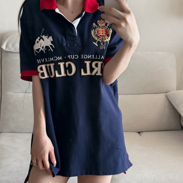 폴로 랄프로렌 빅포니 치프키프 PRI CLUB pk 네이비 반팔  
