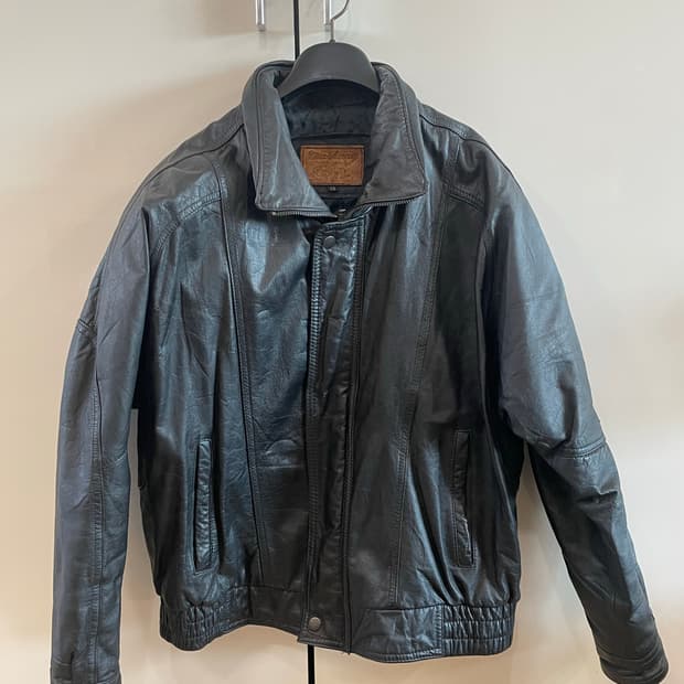 Mustang Italy Deer Leather Bomber Jacket