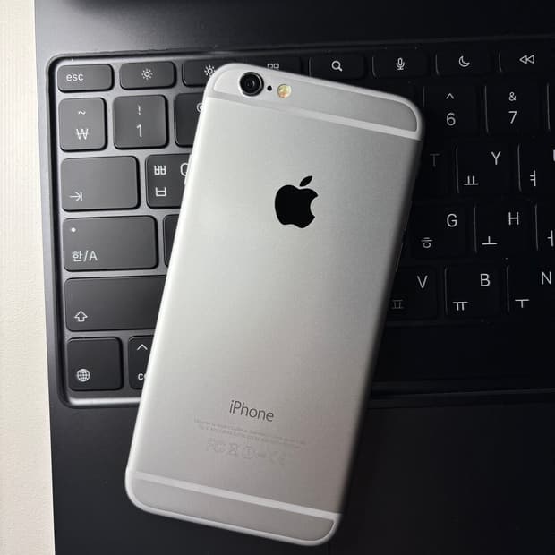 [s급/무음모델]애플 아이폰 6S 실버 16gb